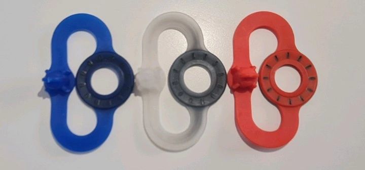 Bouchons SILICAP'S coloris bleu, blanc et rouge